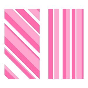 Pink Striped Beach Quick Dry Towel